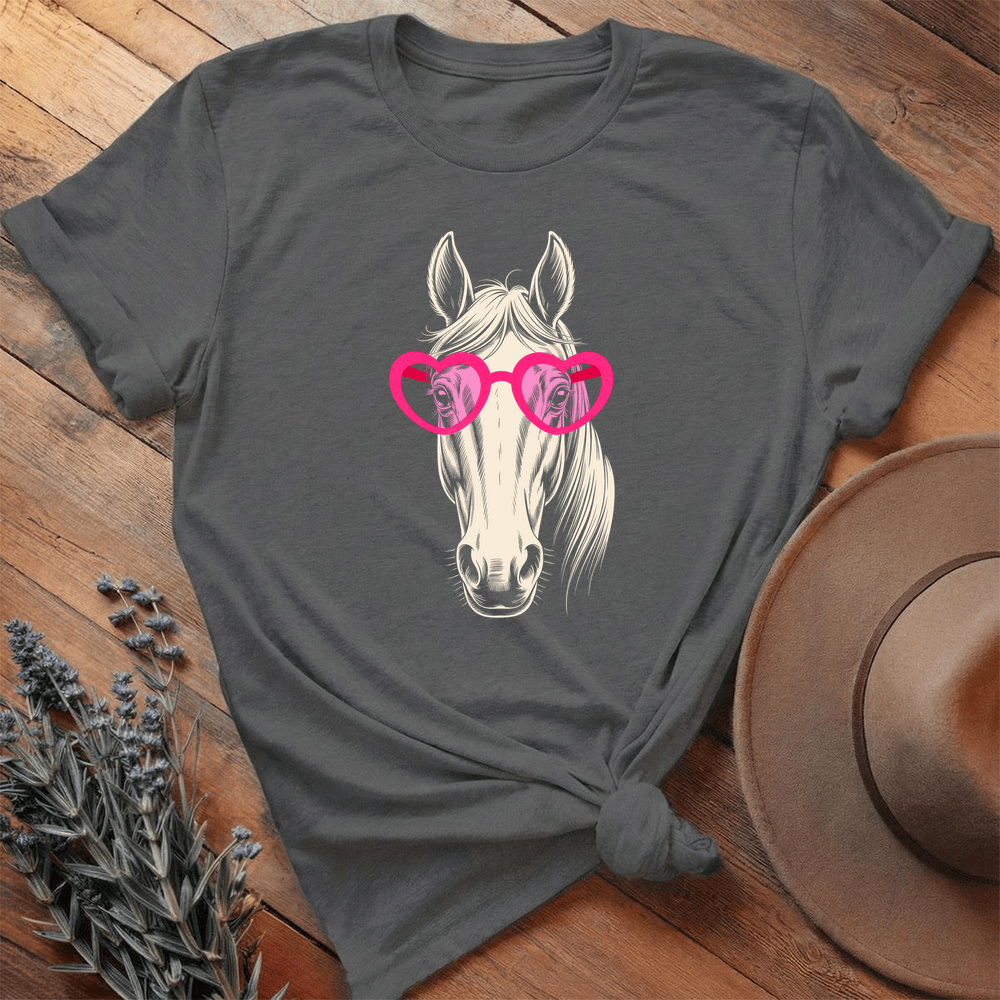 Valentine Love Glasses - Asphalt