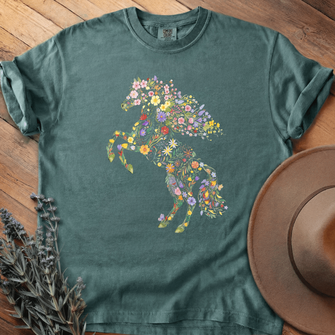 Flower Horse 3 - Heritage Tee
