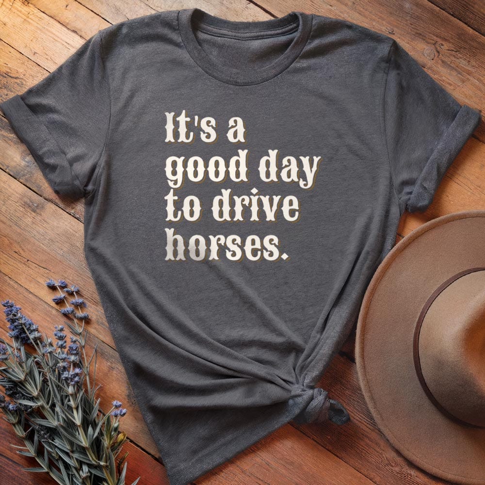 It is a good day to drive horses - Relaxed Tee