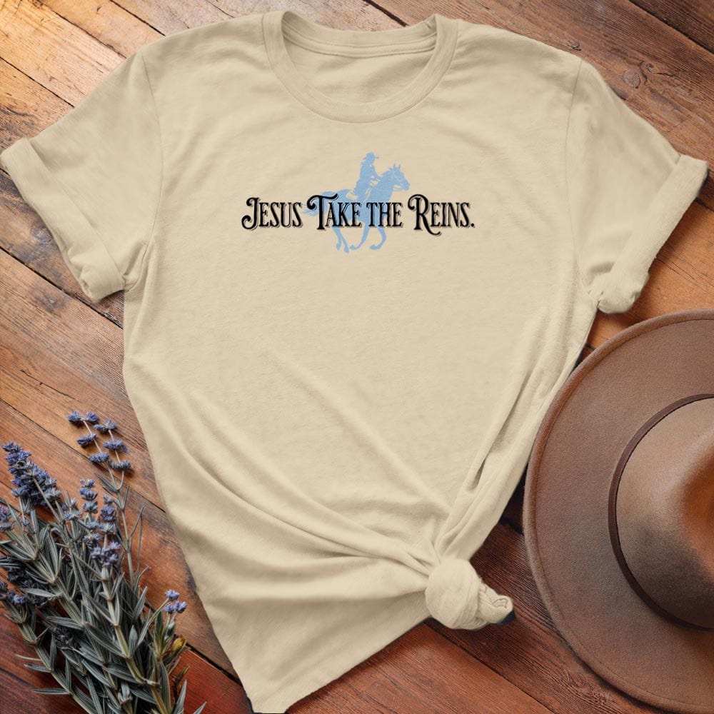 Jesus Take the Reins - Relaxed Tee