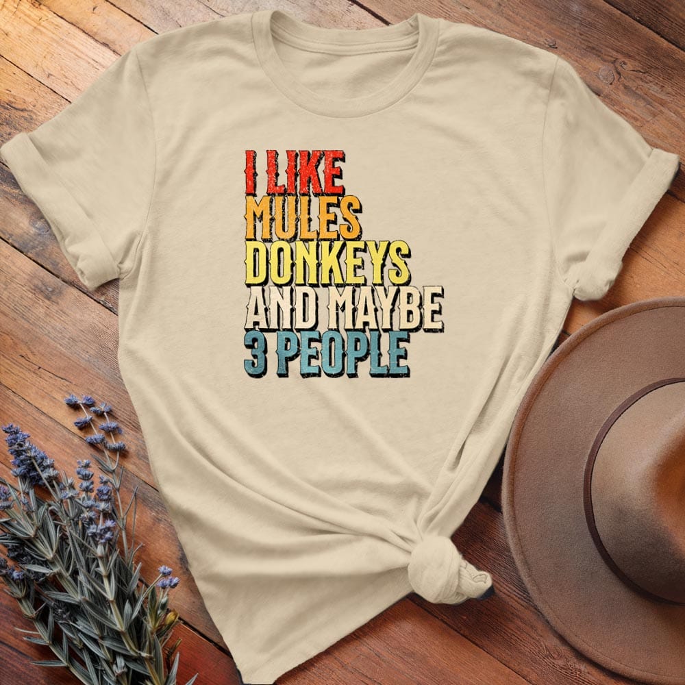 I like Mules & Donkeys - Relaxed Tee