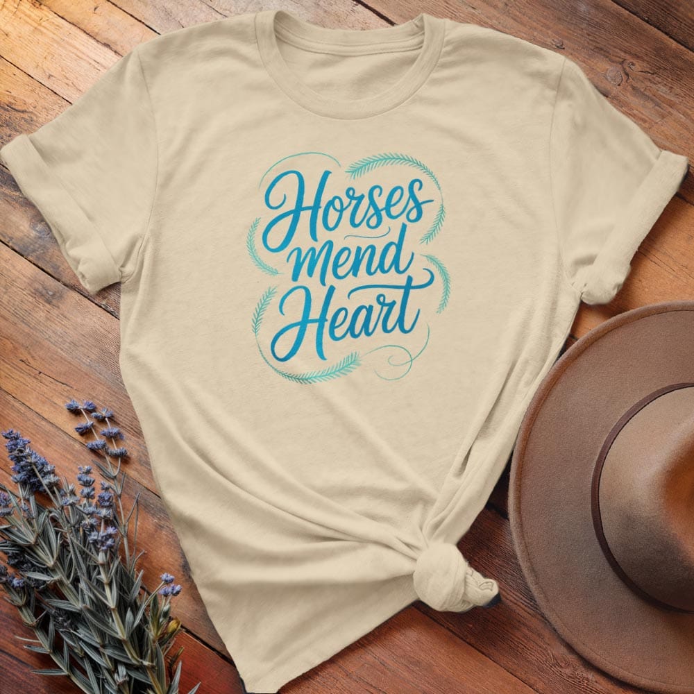 Horses mend Heart - Relaxed Tee
