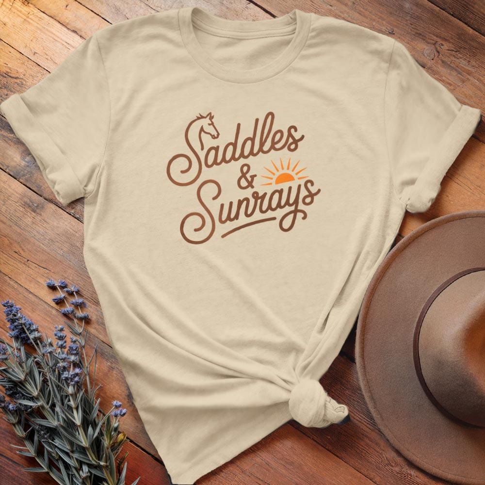 Saddles & Sunrays - Relaxed Tee