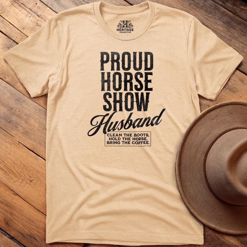 Proud Horse Show Husband - Relaxed Tee