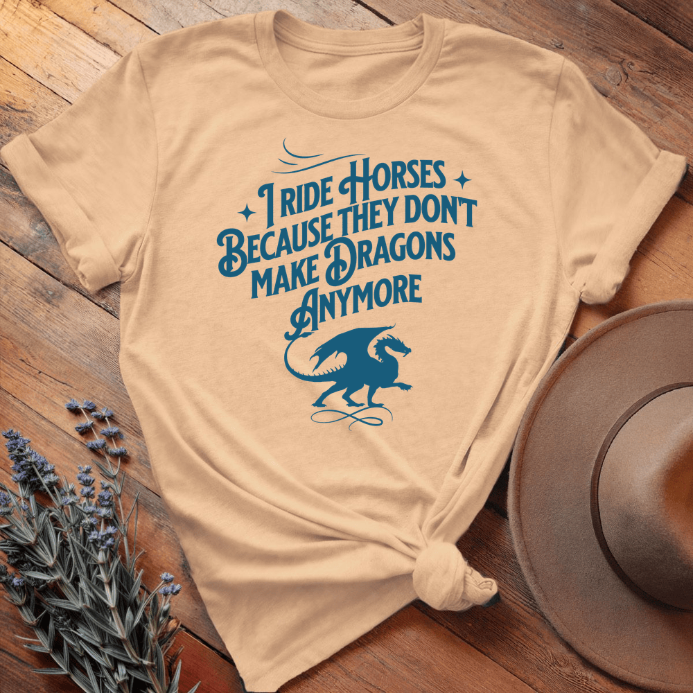 I ride Dragons... - Premium Lightweight Tee - Soft Cream