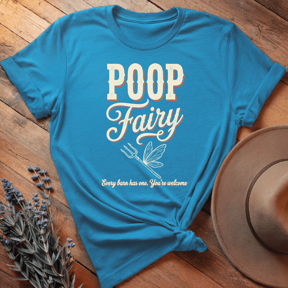 Poop Fairy 2 - Premium Lightweight Tee - Aqua