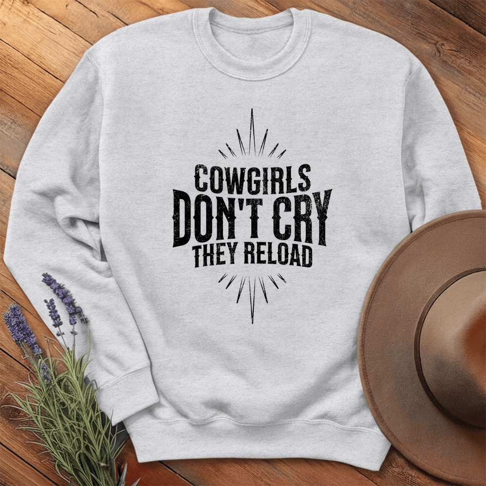 Cowgirls don't cry - Sweatshirt - Ash