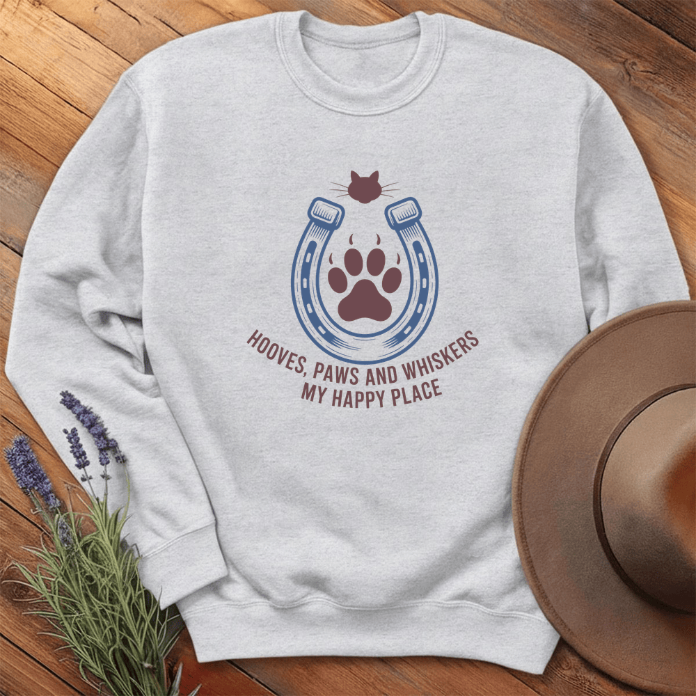 My Happy Place - Sweatshirt - Ash