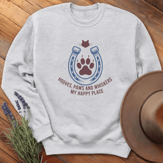 My Happy Place - Sweatshirt - Ash