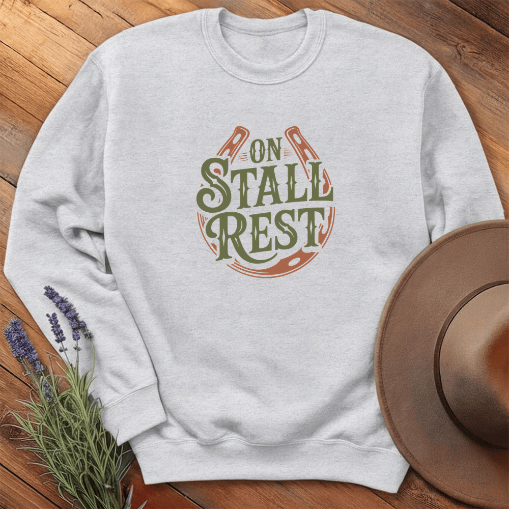 On Stall Rest - Sweatshirt - Ash