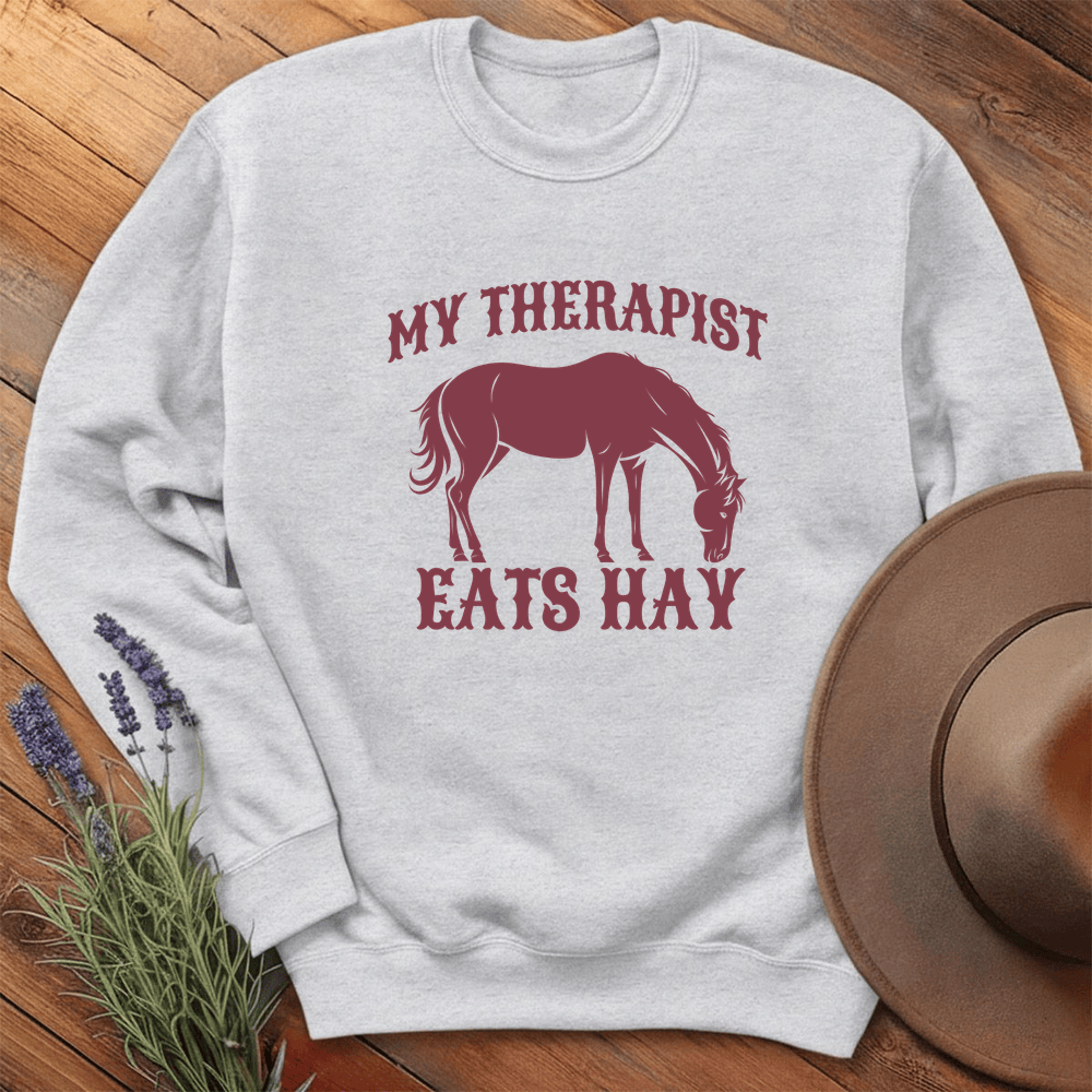 Equine Therapy - Sweatshirt - Ash