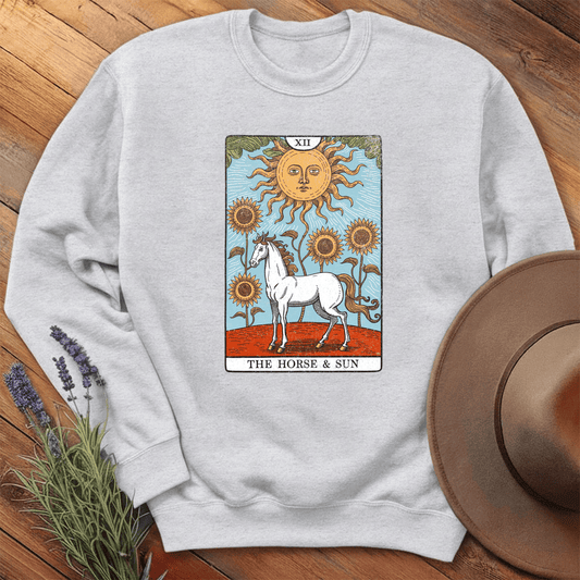 Horse Tarot Card - Sweatshirt - Ash
