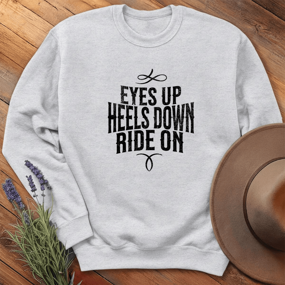 Eyes Up - Heels Down - Sweatshirt - Ash