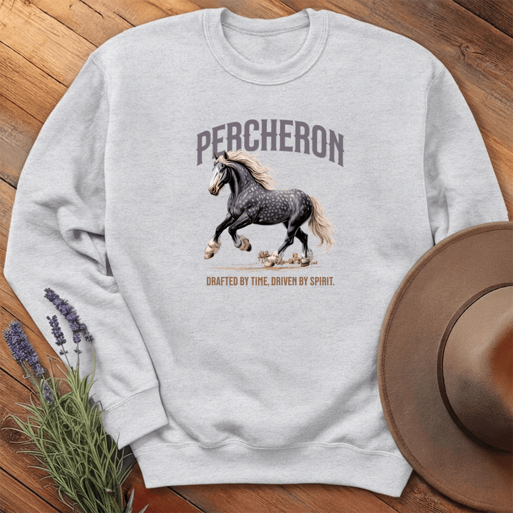 Breed Spirit, Percheron - Sweatshirt - Ash