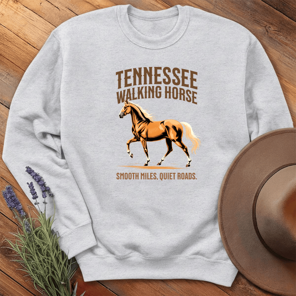 Breed Spirit, Tennessee Walking Horse - Sweatshirt - Ash