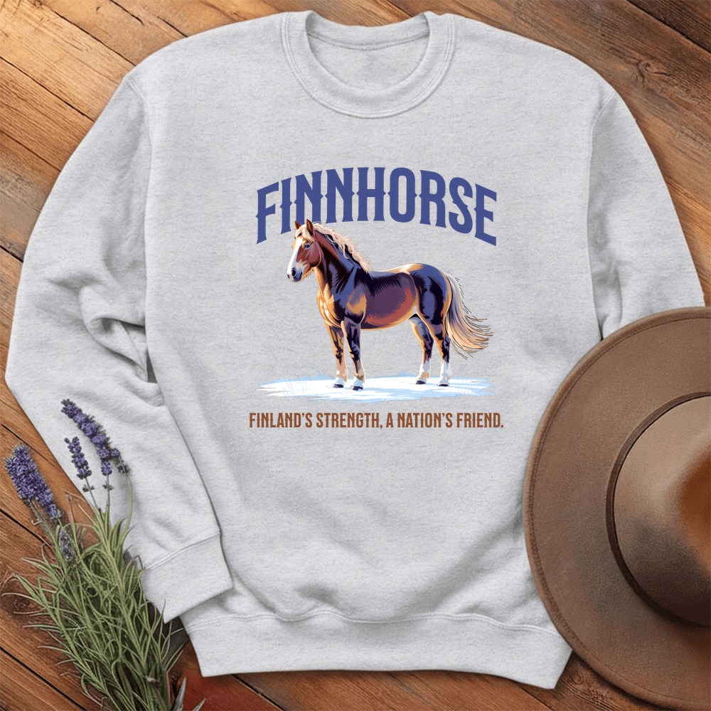 Breed Spirit, Finnhorse - Sweatshirt - Ash