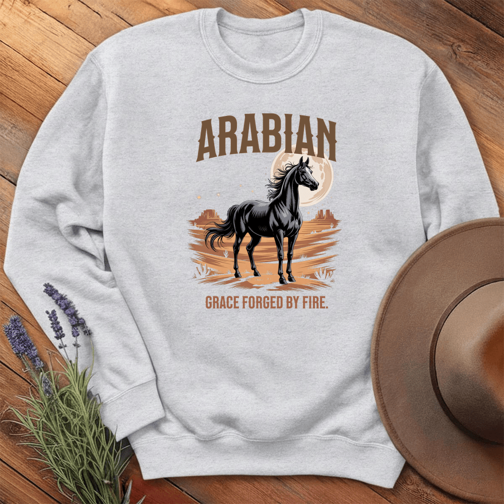 Breed Spirit, Arabian - Sweatshirt - Ash