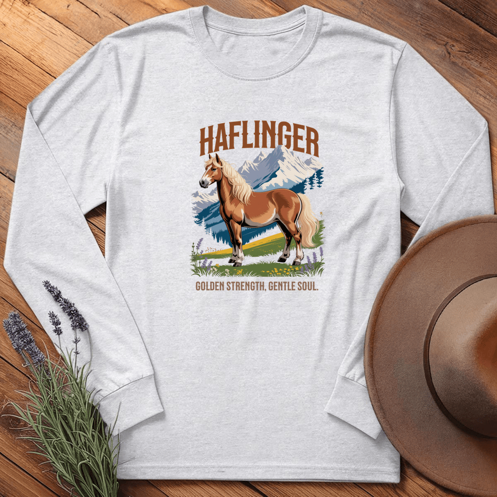 Breed Spirit, Haflinger - Long Sleeve - Ash