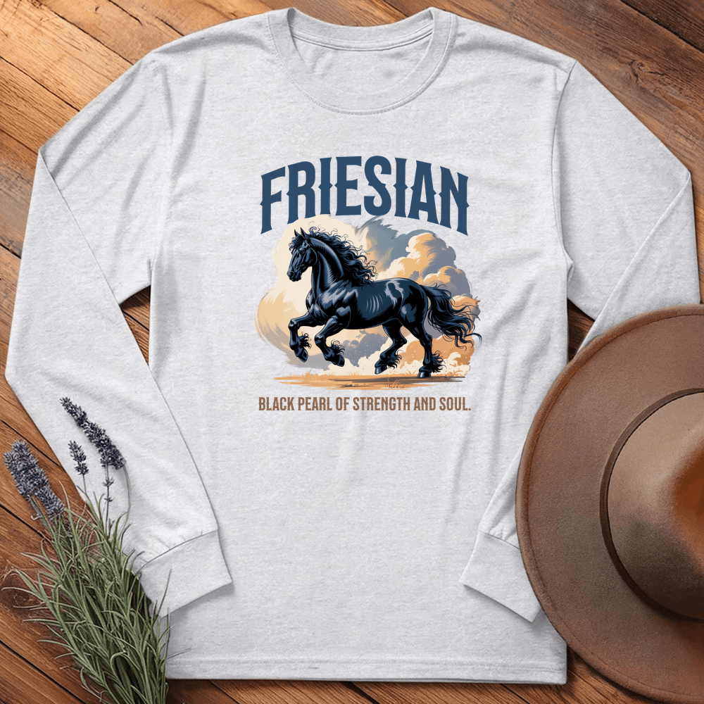 Breed Spirit, Friesian - Long Sleeve - Ash