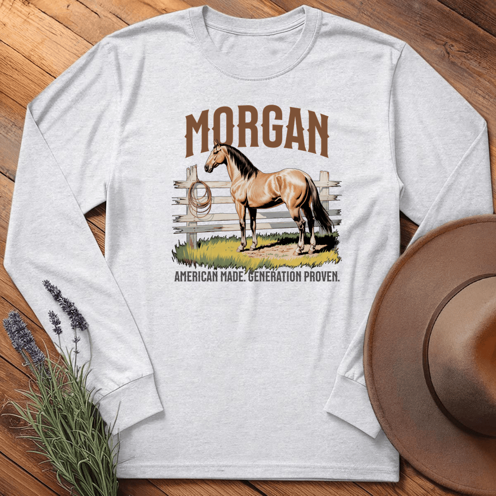 Breed Spirit, Morgan - Long Sleeve - Ash
