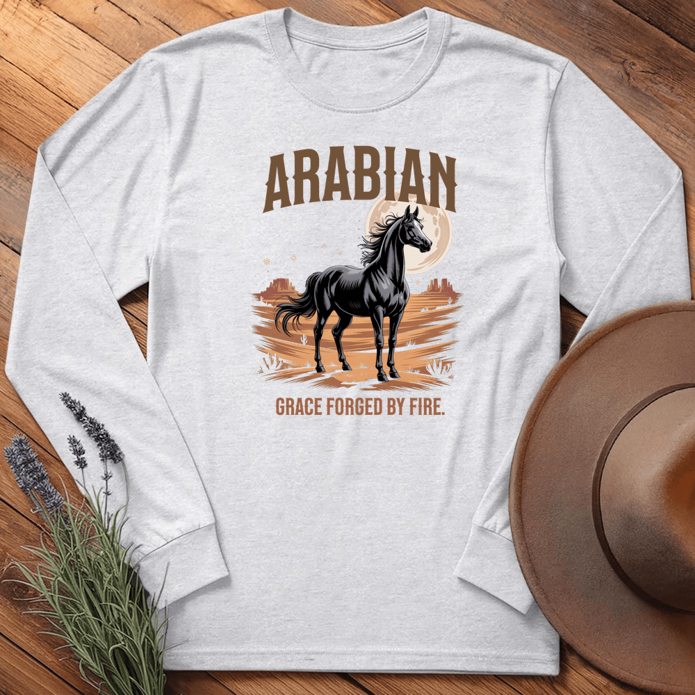 Breed Spirit, Arabian - Long Sleeve - Ash