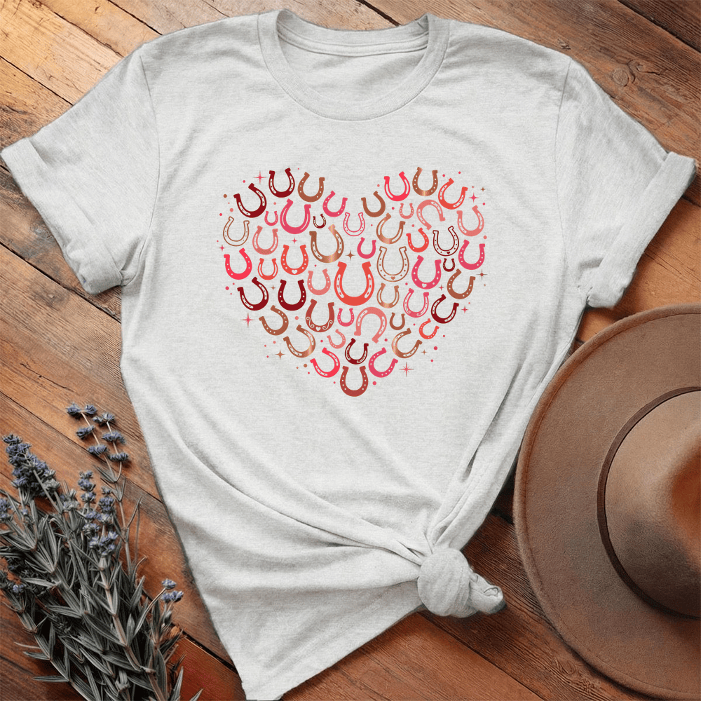 Valentine Serie Heart Horseshoes Art Light - Ash