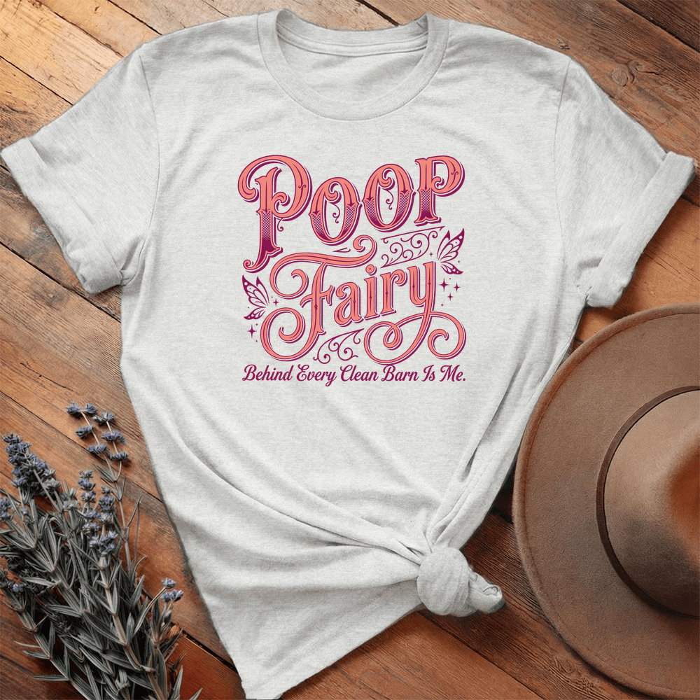 Poop Fairy - Premium Lightweight Tee - Ash