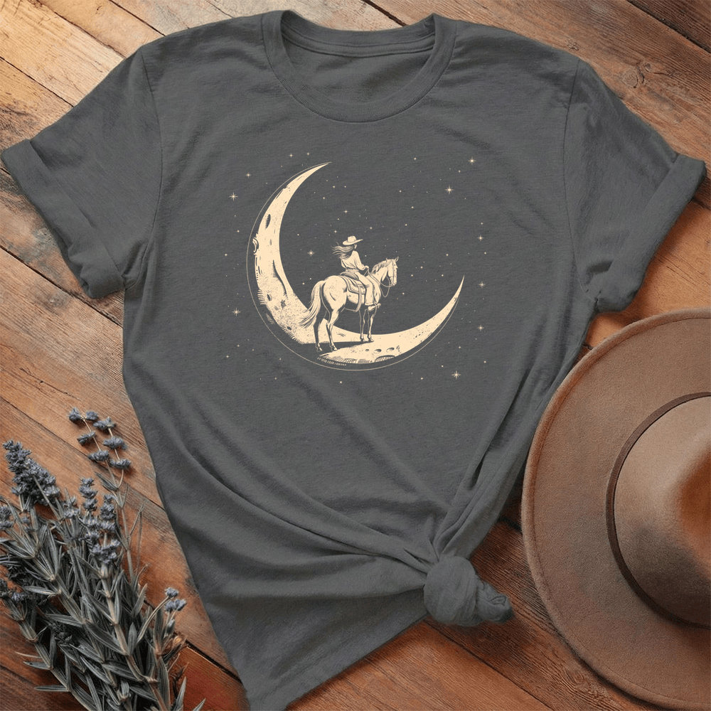 Moon Rider - Premium Lightweight Tee - Asphalt
