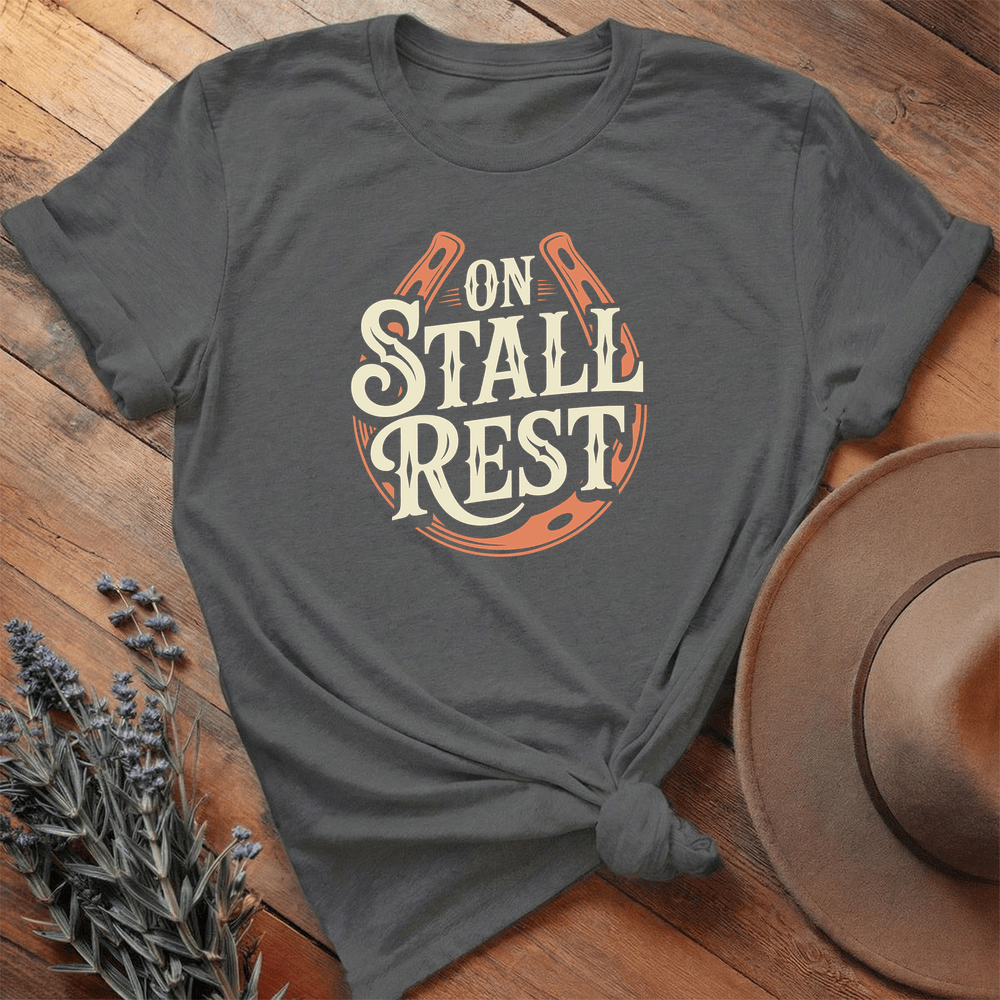 On Stall Rest - Premium Lightweight Tee - Asphalt