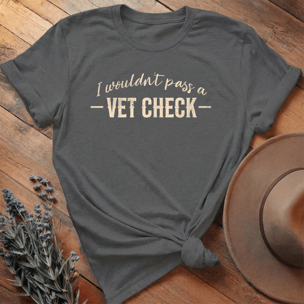 I wouldn't pass a Vet Check - Premium Lightweight Tee - Asphalt