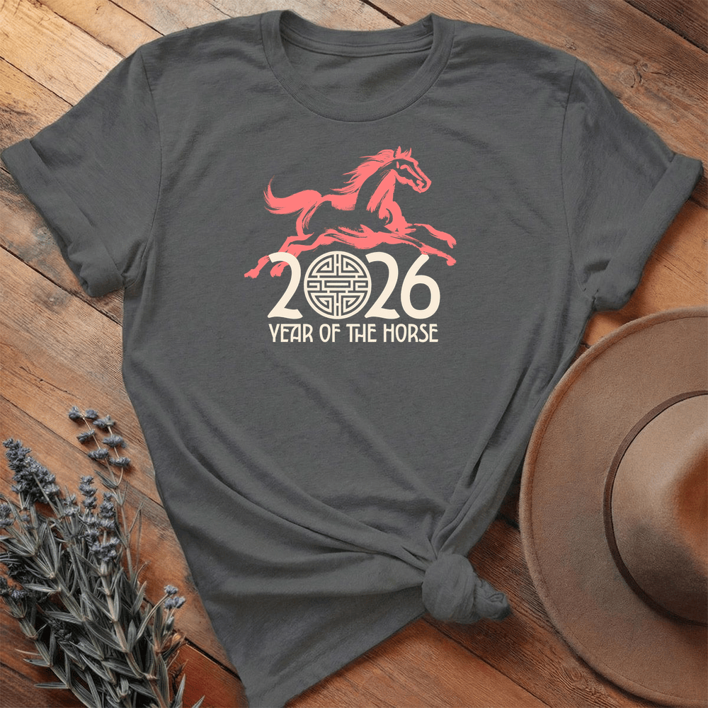 Year Of The Horse 10 - Premium Lightweight Tee - Asphalt