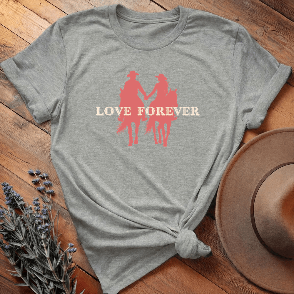 Valentine Couple Riders Art Light - Athletic Heather