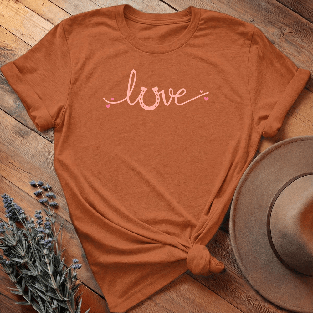 Horse Love - Premium Lightweight Tee - Autumn