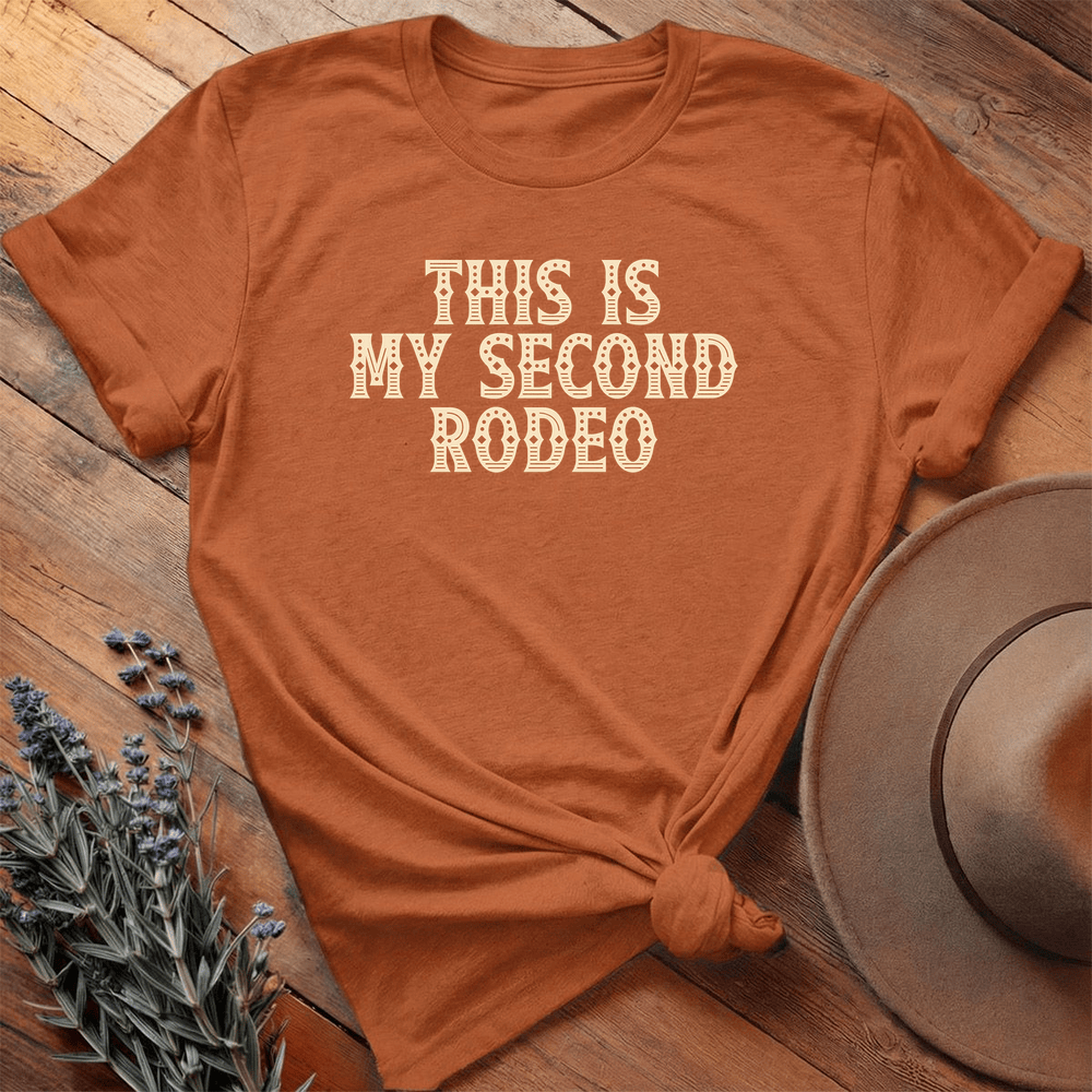 This is my Second Rodeo - Premium Lightweight Tee - Autumn