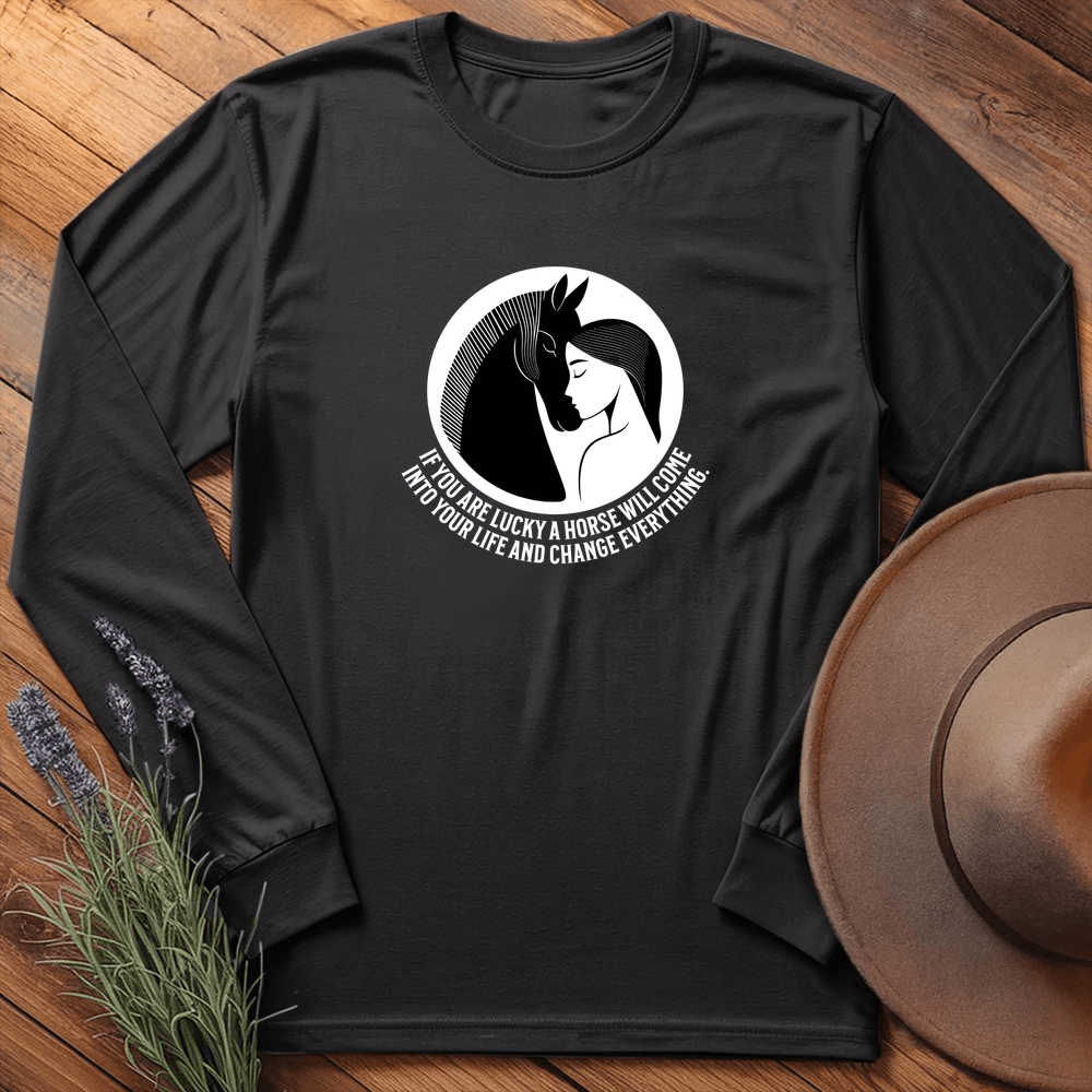 Love of a Horse - Long Sleeves - Black
