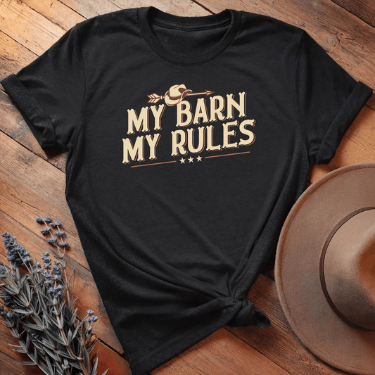 My Barn. My Rules. - Black