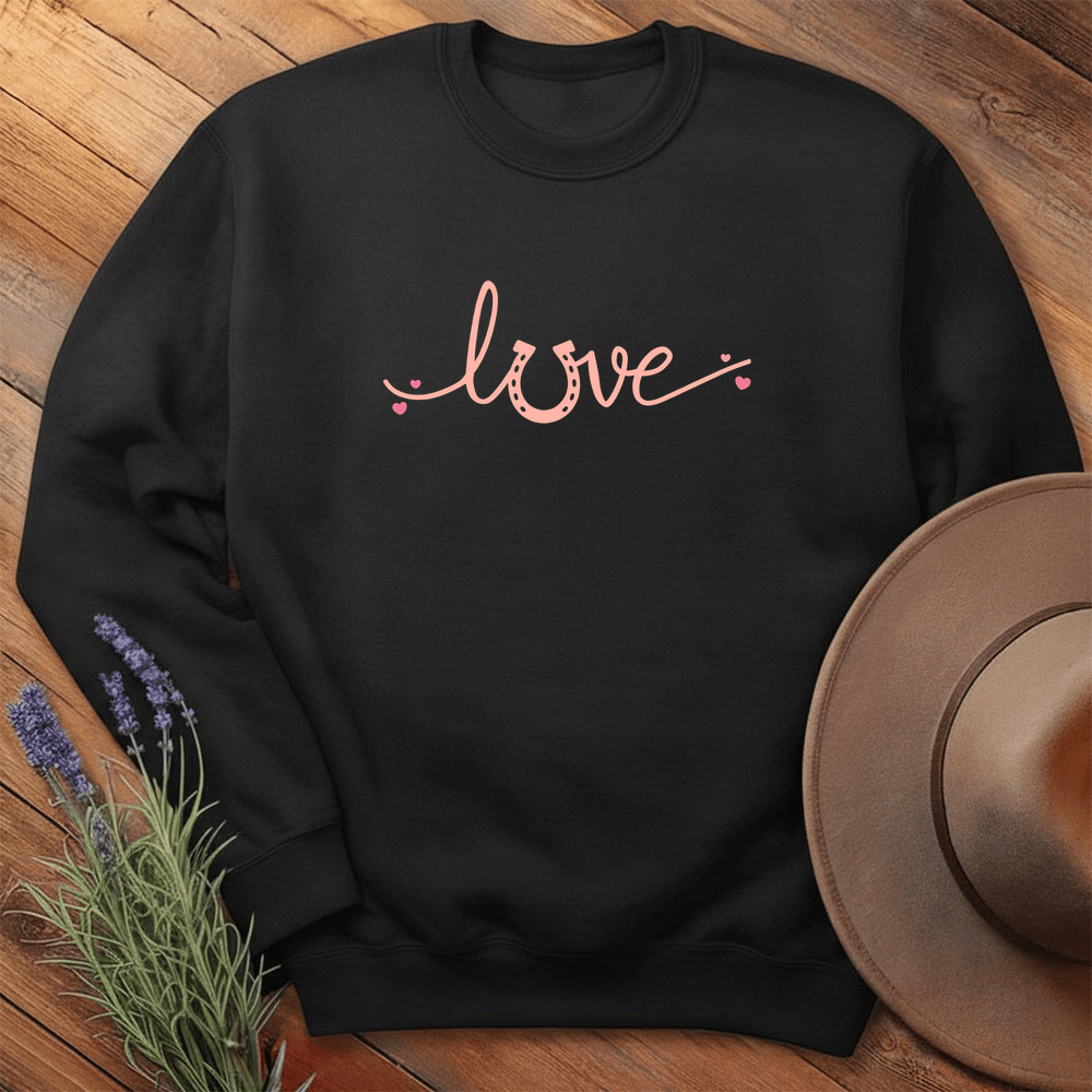 Horse Love - Sweatshirt - Black