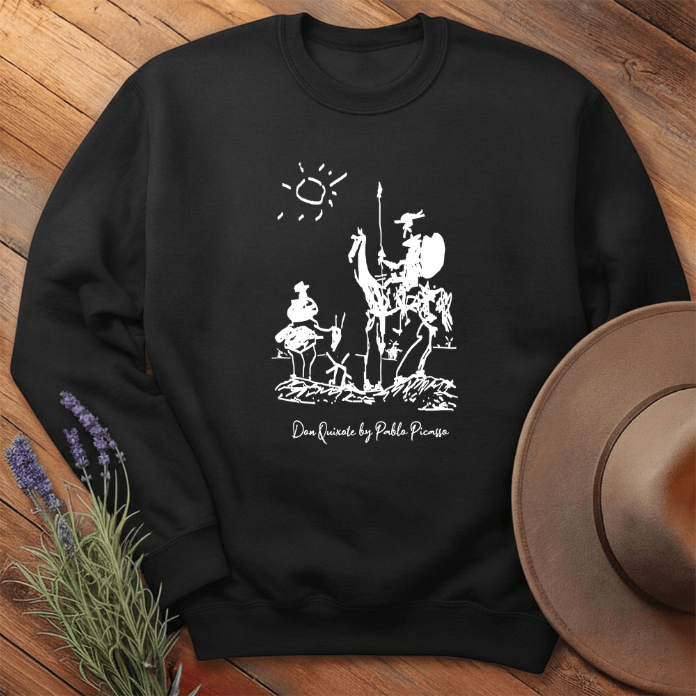 Don Quixote Art - Sweatshirt - Black