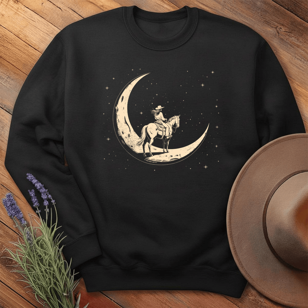 Moon Rider - Sweatshirt - Black