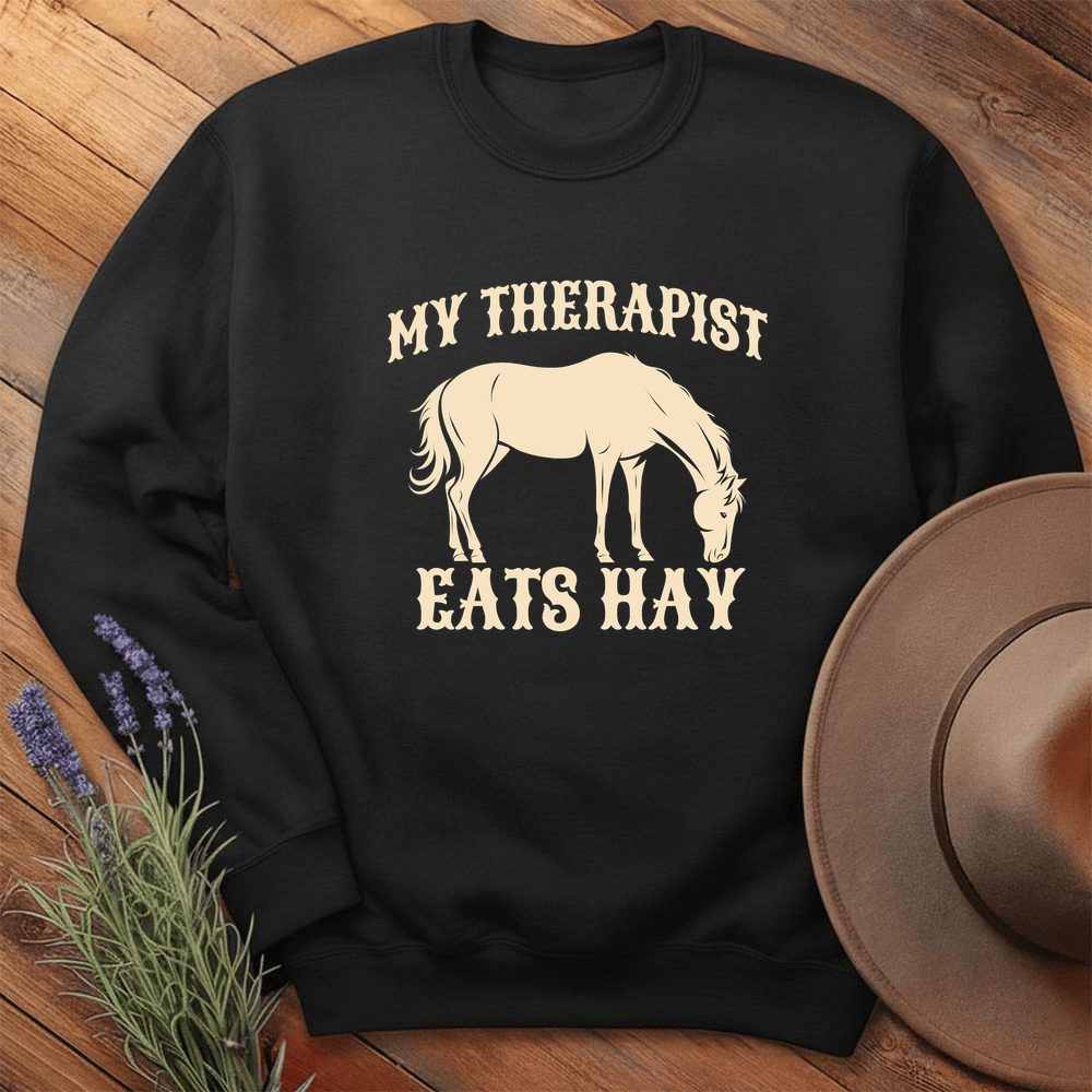 Equine Therapy - Sweatshirt - Black