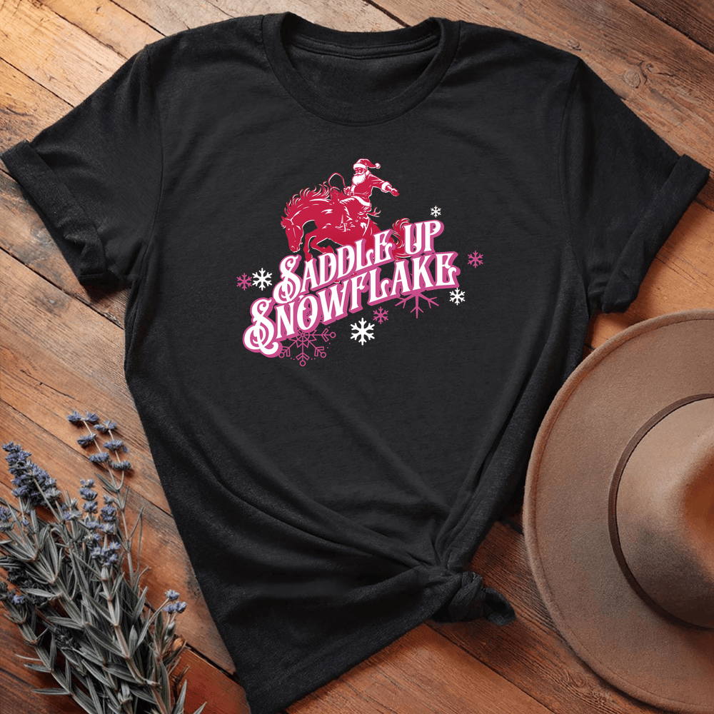 Saddle up Santa - Black