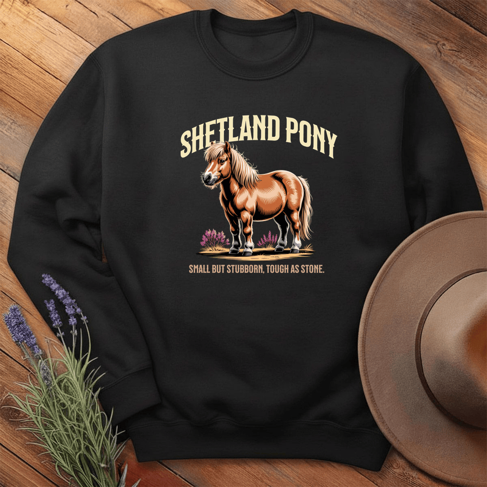 Breed Spirit, Shetland Pony - Sweatshirt - Black