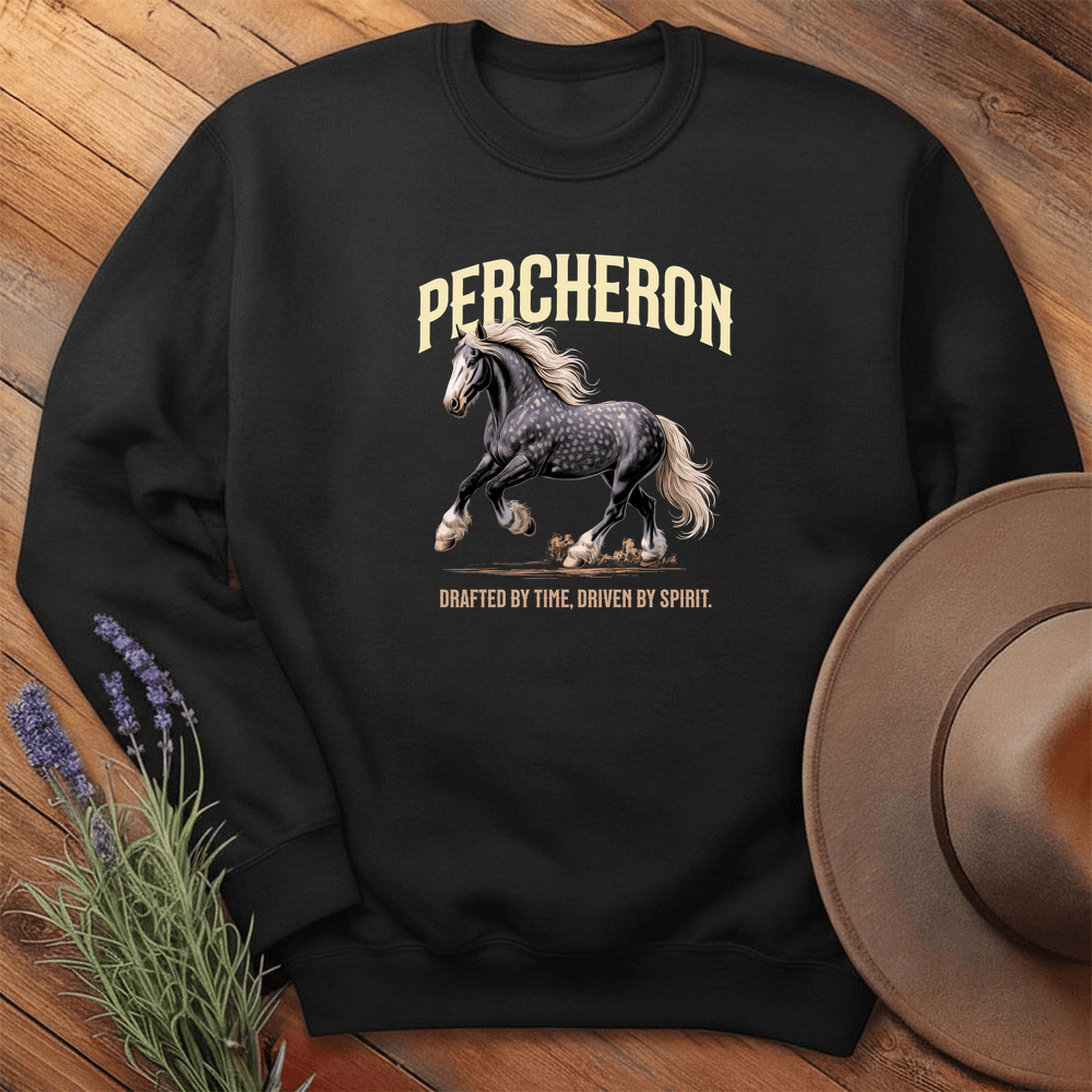 Breed Spirit, Percheron - Sweatshirt - Black
