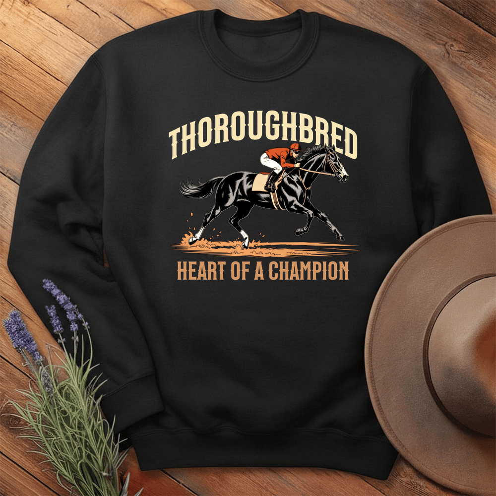 Breed Spirit, Thoroughbred - Sweatshirt - Black