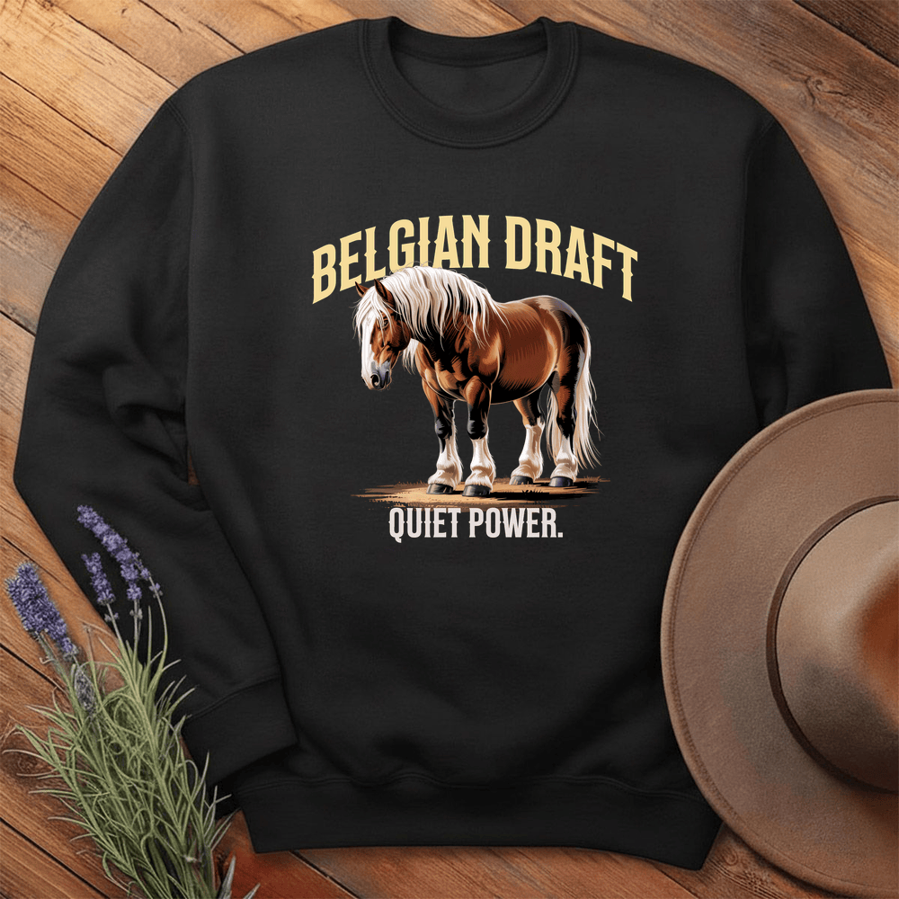 Breed Spirit, Belgian Draft - Sweatshirt - Black
