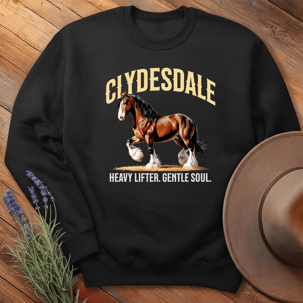 Breed Spirit, Clydesdale - Sweatshirt - Black
