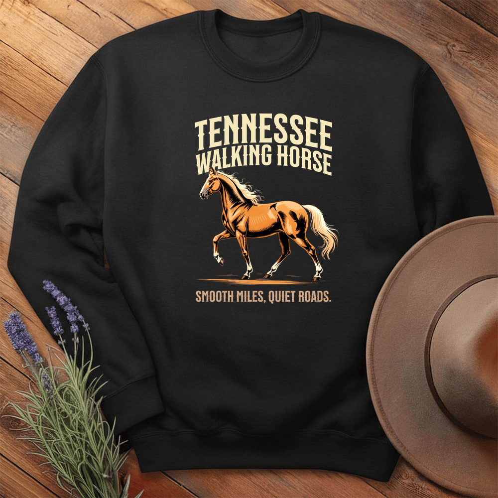 Breed Spirit, Tennessee Walking Horse - Sweatshirt - Black
