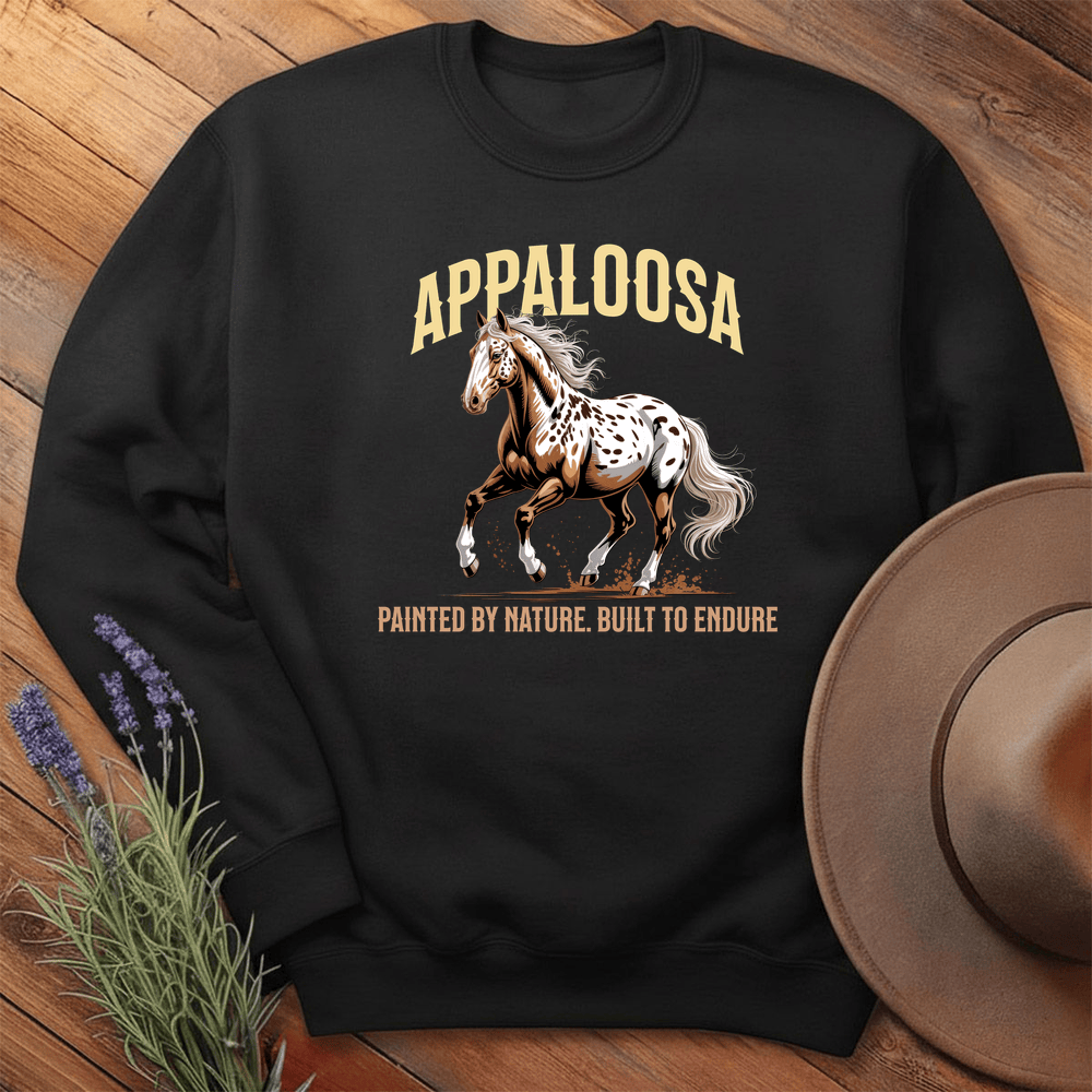 Breed Spirit, Appaloosa  - Sweatshirt - Black
