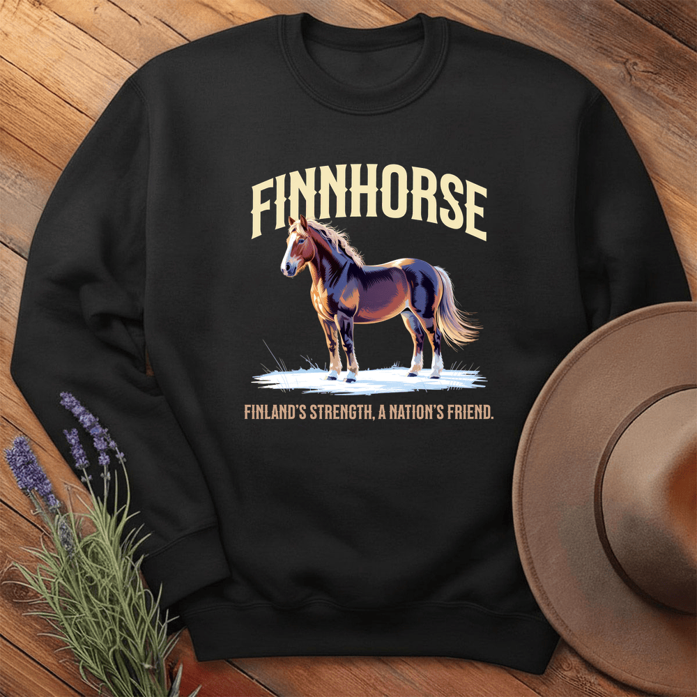 Breed Spirit, Finnhorse - Sweatshirt - Black