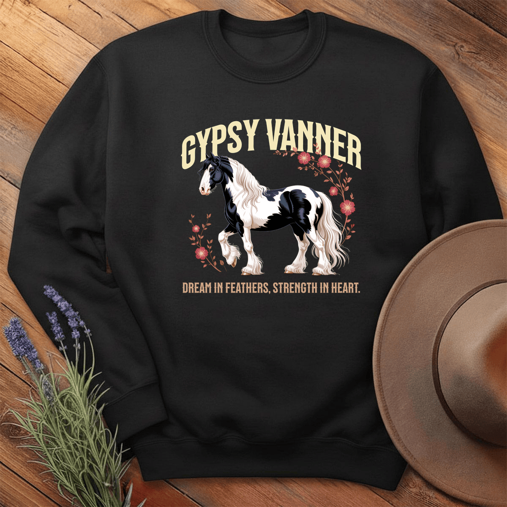 Breed Spirit, Gypsy Vanner - Sweatshirt - Black